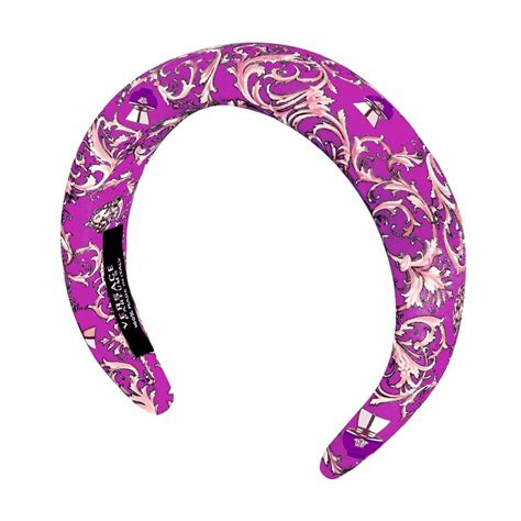 versace dylan purple headband|Accessories .